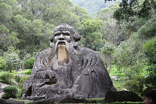 福建泉州,老君岩,中国现存最大的道教石雕