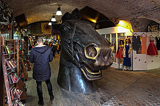 马,雕塑,卡姆登,市场,伦敦
