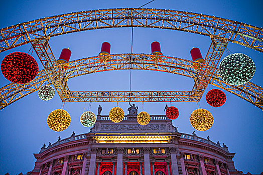 奥地利,维也纳,圣诞装饰