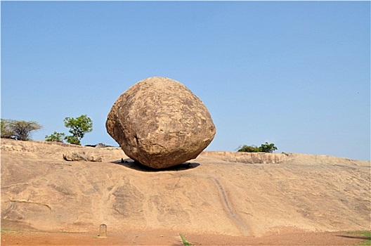 平衡性,巨大,自然,石头