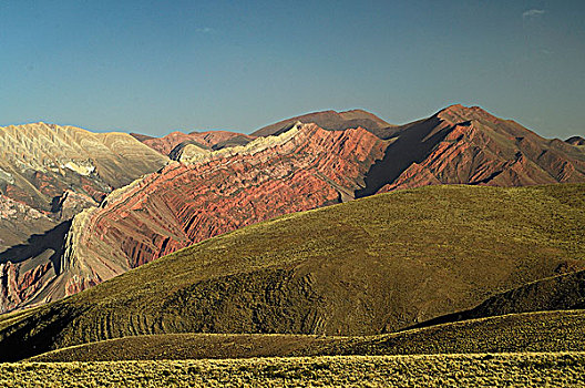 阿根廷,胡胡伊,地区,克夫拉达-德-乌马华卡,红色,山