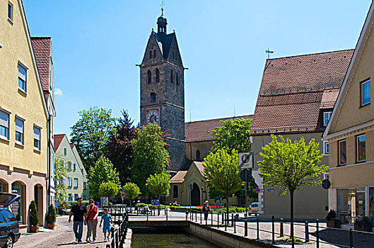 圣母大教堂,迈明根,巴伐利亚,德国,欧洲