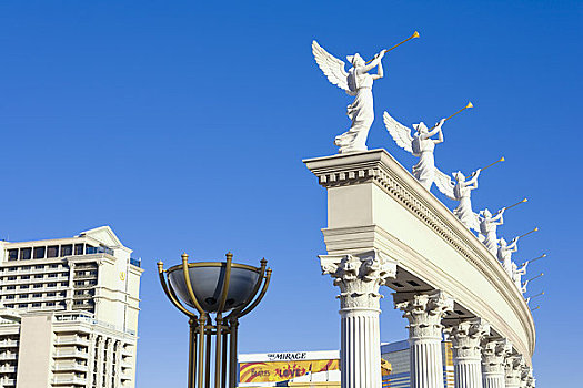雕塑,凯撒皇宫酒店,酒店,赌场,乐园,拉斯维加斯,内华达,美国