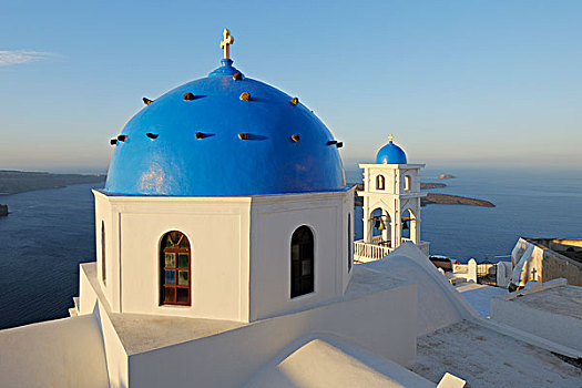 教堂,伊莫洛维里,圣托里尼岛,基克拉迪群岛,希腊群岛,希腊