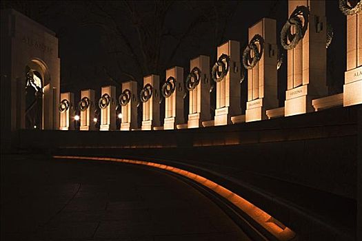 纪念,二战,华盛顿特区,美国