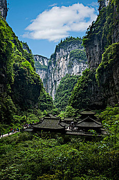 重庆武隆天生三桥天龙客栈景观