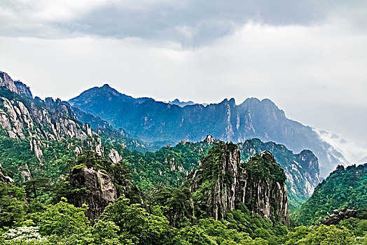 安徽省黄山市黄山风景区自然景观