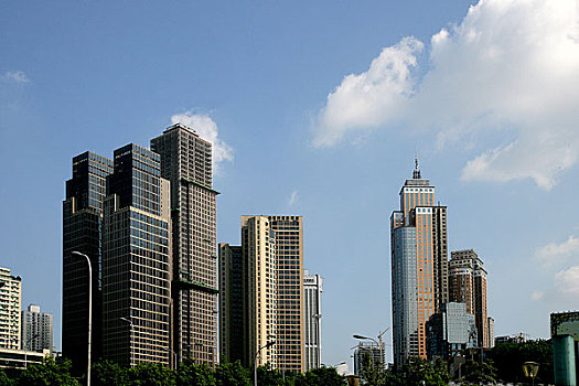 重庆南岸南坪商圈的群楼