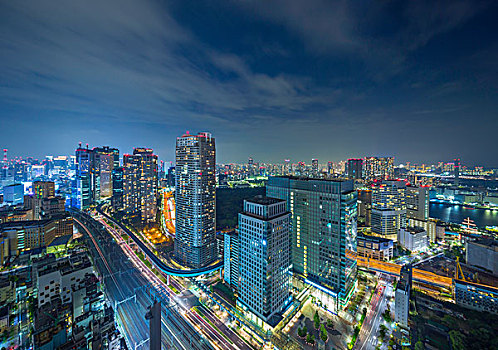 现代都市夜景