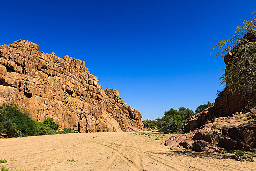 岩石,风景,达马拉兰,纳米比亚,非洲