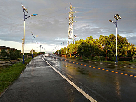 天路,道路,素材