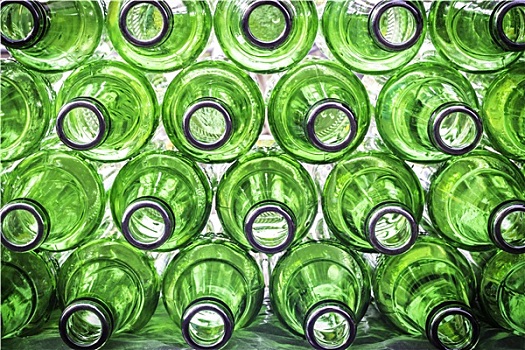 空,绿色,瓶子