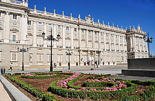 建筑,皇宫,马德里,西班牙,伊比利亚半岛,欧洲