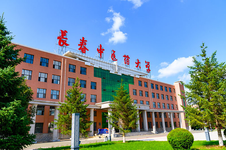 长春中医药大学校内建筑景观_高清图片_全景视觉