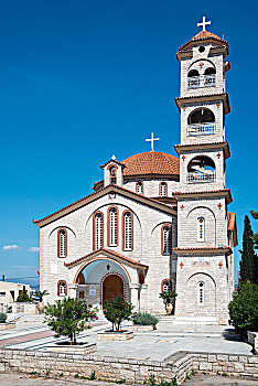 圣母升天大教堂,阿格利司,伯罗奔尼撒半岛,希腊,欧洲