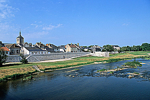 法国,中心,卢瓦尔河谷,靠近,卢瓦尔河