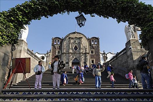 朝圣教堂,大教堂,瓜达卢佩,墨西哥城,墨西哥