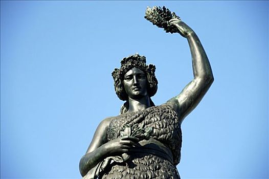 雕塑,巴伐利亚,特蕾莎广场,慕尼黑