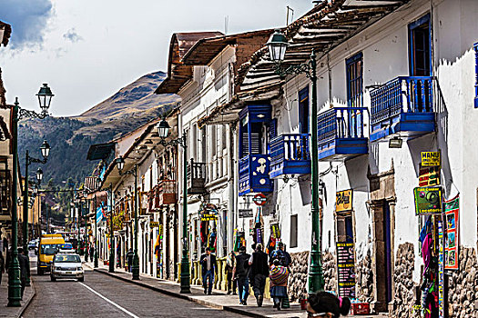 街景,库斯科,秘鲁