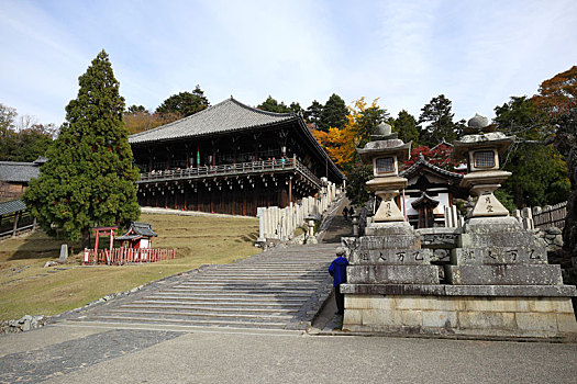 日本奈良二月堂