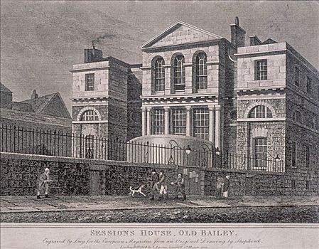 房子,老,伦敦,1812年,艺术家