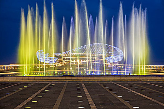 苏州阅湖台夜景