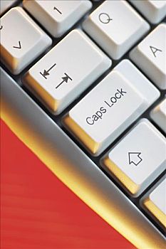 特写,钥匙,电脑键盘