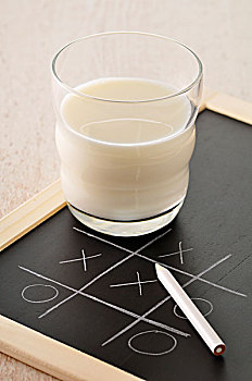 牛奶杯,小,黑板