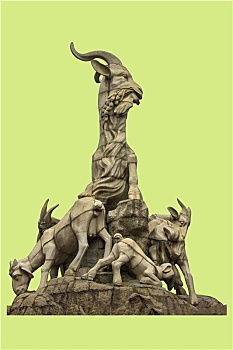 广东广州市越秀公园五羊雕塑