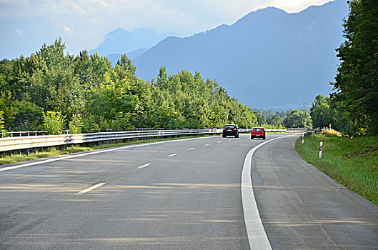 德国,巴伐利亚,公路