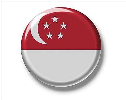 扣,旗帜,新加坡