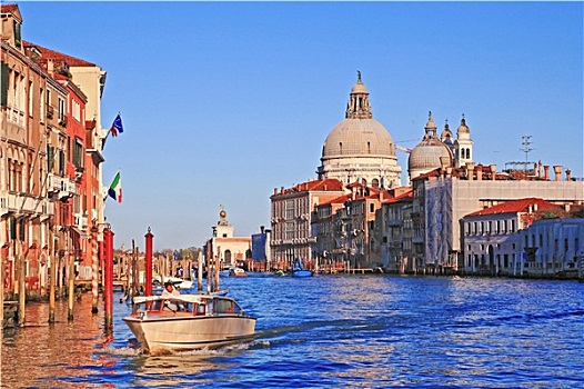圣马利亚,行礼,教堂,健康,大运河,威尼斯,意大利
