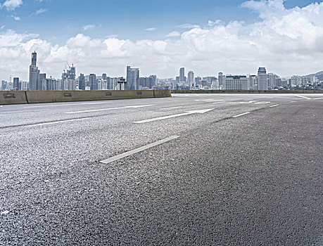 城市天际线,道路,公路