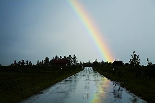 彩虹,道路