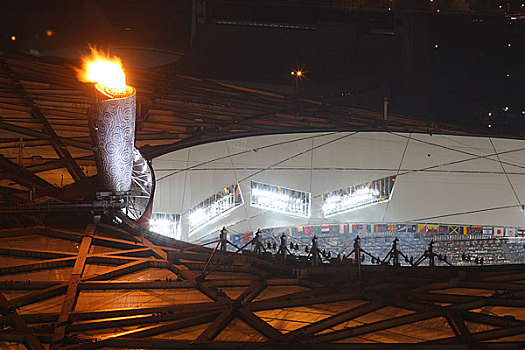 奥运场馆－鸟巢体育场的主火炬