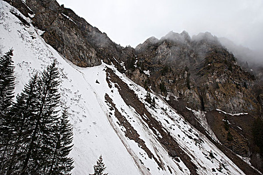 瑞士铁力士峰雪山