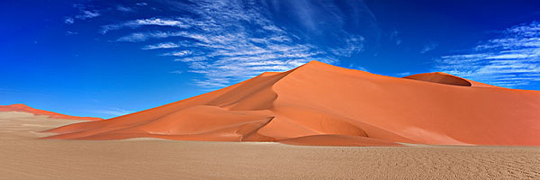红色,沙丘,阿卡库斯,沙漠,费赞,利比亚