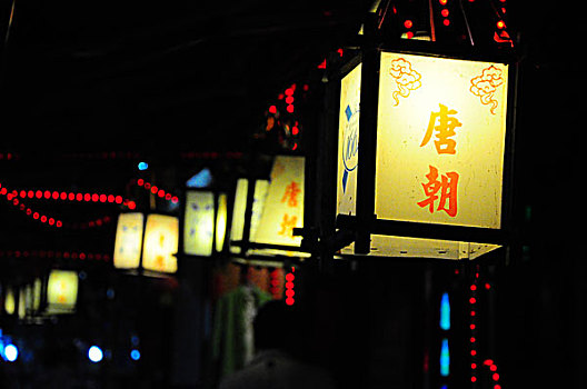 云南旅游-大理古城燈籠