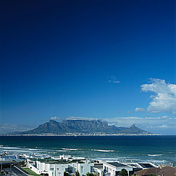 桌山,前景,西海角,南非