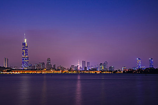 玄武湖夜景