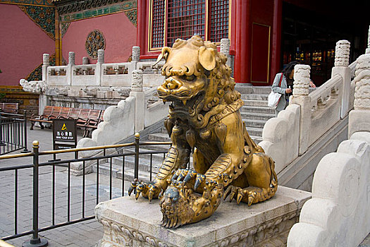 北京故宫铜兽