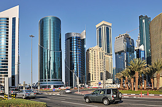 市中心,多哈,卡塔尔,阿联酋,中东
