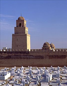 突尼斯,凯鲁万,大清真寺,墓地