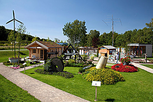 花园,展示,缝边,藻厄兰,北莱茵威斯特伐利亚,德国,欧洲