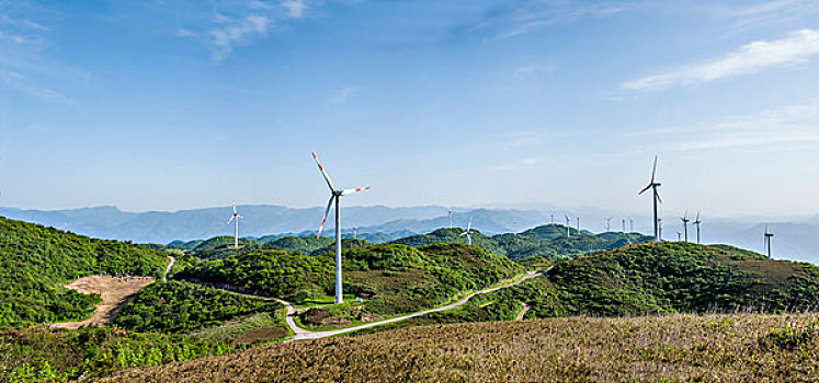 重庆涪陵区和顺镇寺院坪四眼坪风电场