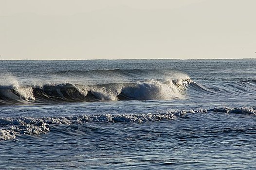 鄂霍次克海,海洋,冬天