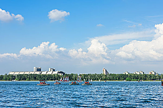 南京玄武湖美景