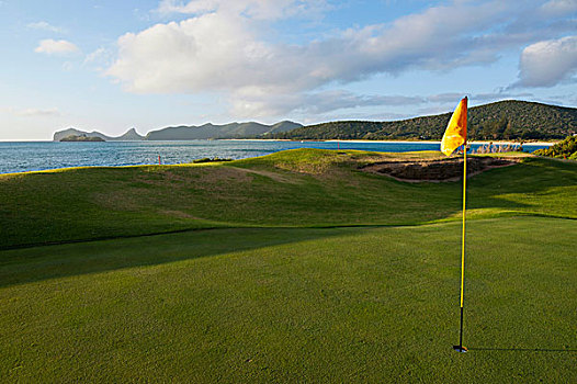 高尔夫球场,豪勋爵岛,新南威尔士,澳大利亚,大洋洲