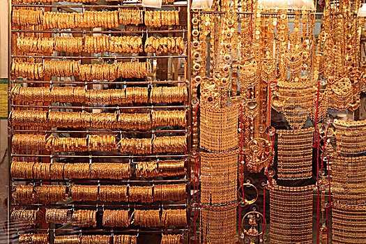 黄金市场,迪拜,阿联酋,中东