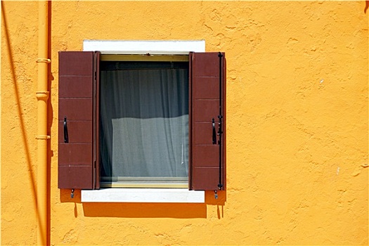 褐色,窗户,布拉诺岛,橘色,墙壁